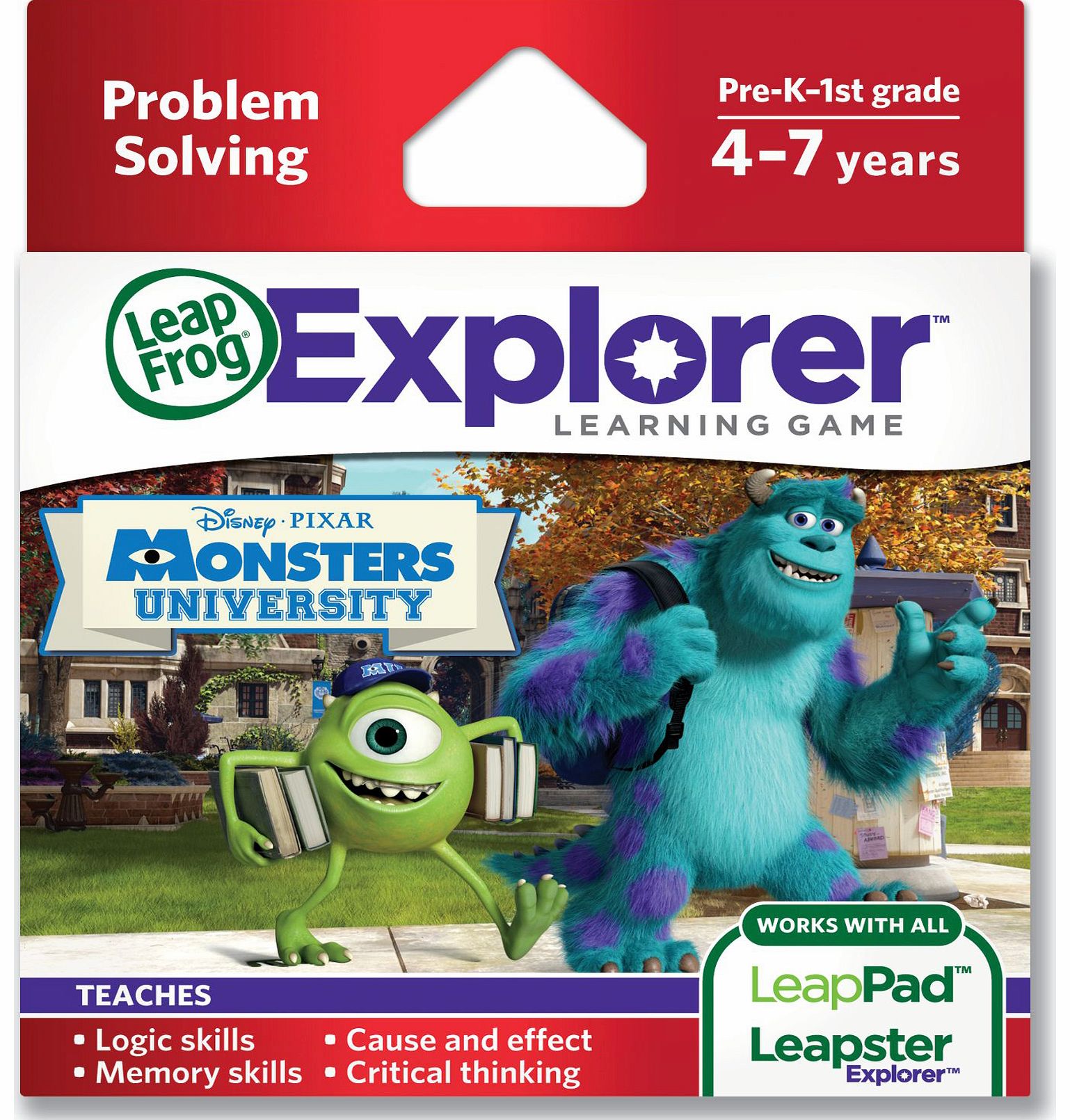 LeapFrog Explorer Learning game - Disney Monsters