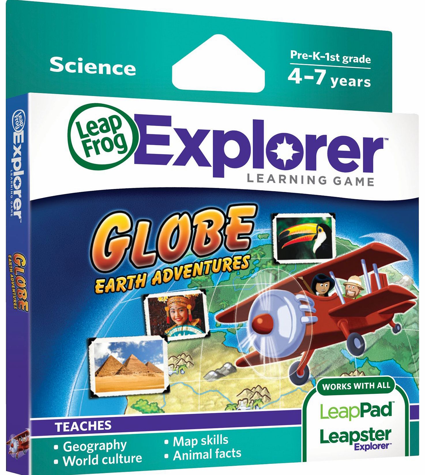 LeapFrog Explorer Learning Game - Globe: Earth Adventures