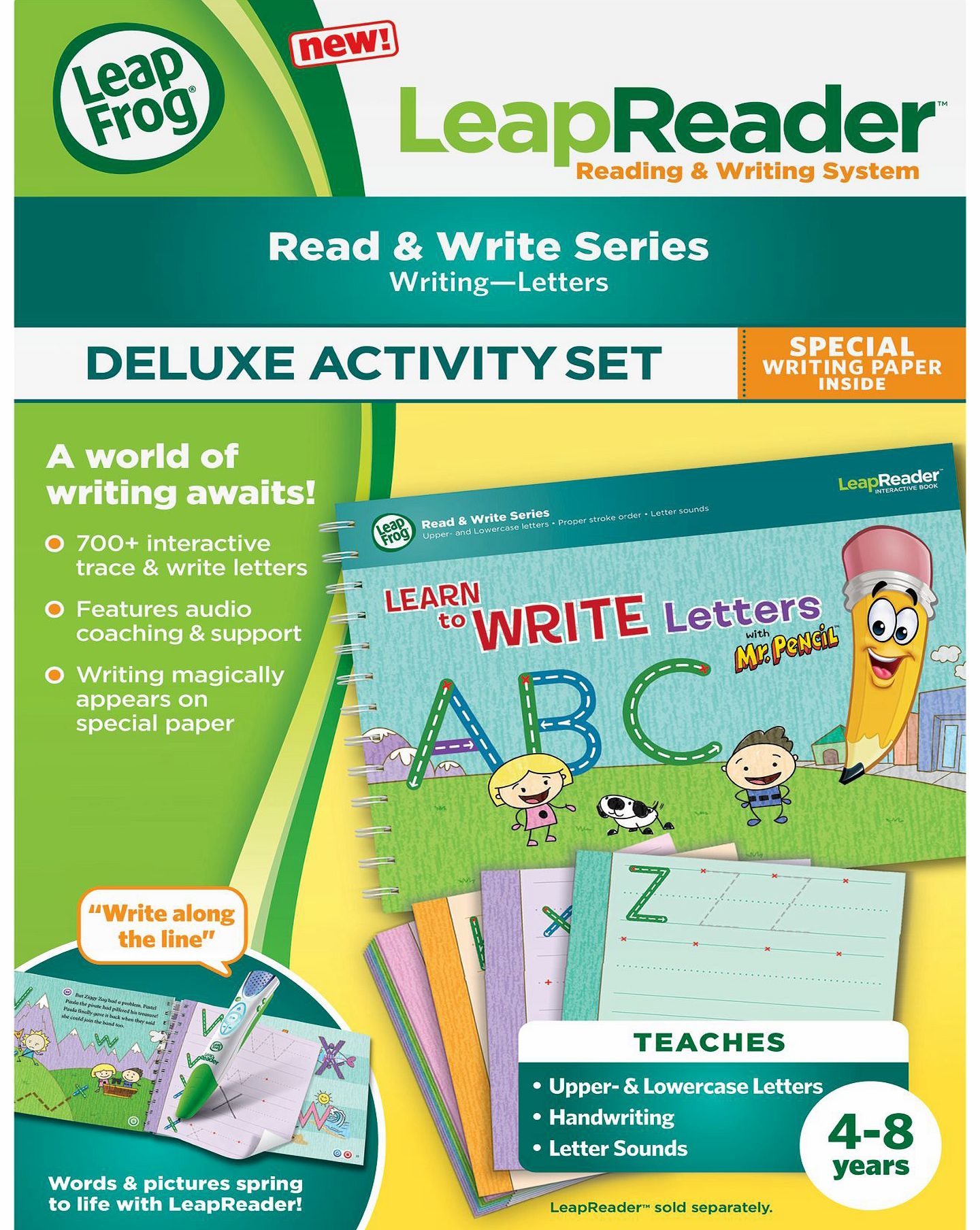 LeapReader Book - Learn to Write Letters with Mr