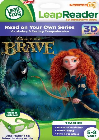 LeapFrog LeapReader Book Disney Princess Brave 3D