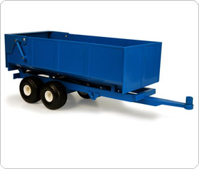 Tipping Trailer Blue