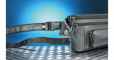 Leather Belt Bag, Black