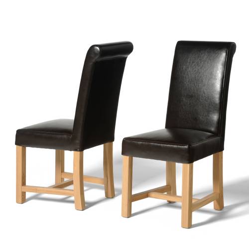 Sumo Leather Chair x2