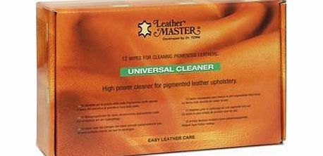 Leather Master Developed by Dr Tork Leather Master universal cleaner wipes