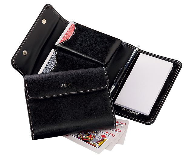 leather Playing Card Set - Personalised
