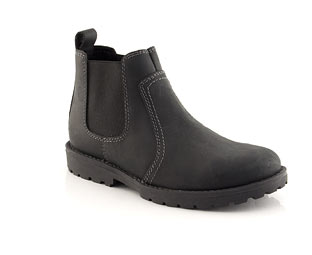 leather Pull On Ankle Boot - Junior