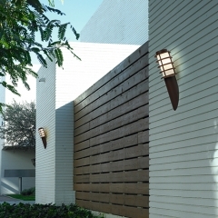 Electra Brown Outdoor Wall Light