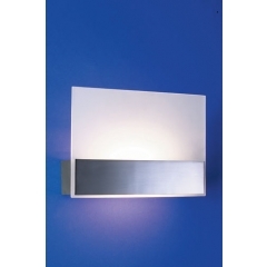 Leds-C4 Lighting Flat Satin Nickel Wall Light Medium
