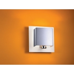 Leds-C4 Lighting Level Grey Texture Wall Light