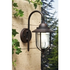 Sirena Brown Outdoor Wall Light