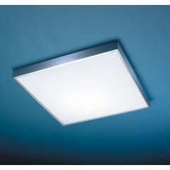 Leds-C4 Lighting Square Aluminium Ceiling Light Large