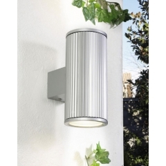 Temis Grey Outdoor Up Down Wall Light