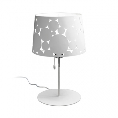 Trama Modern White Table Lamp