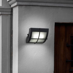 Leds-C4 Lighting Windows Dark Grey Outdoor Wall Light