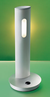Adagio Contemporary Aluminium Table Light With Anti Glare Glass