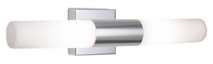 LEDS Lighting Lorient Modern IP44 Rated Chrome Bathroom Wall Light Mounts Vertically Or Horizontally