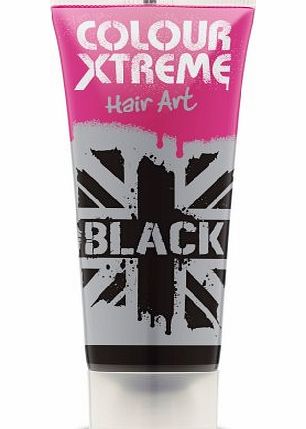 lee Stafford Colour Xtreme Hair Art Temporary Colour Gel 40ml BLACK