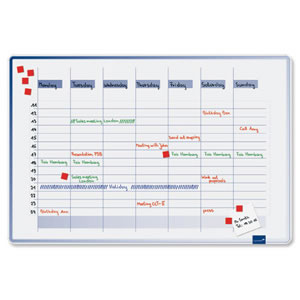 Legamaster Accent Weekly Planner Steel Drywipe