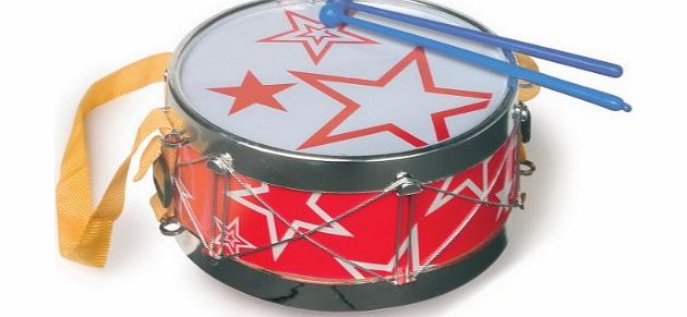 Legler Childrens Kids Star Drum amp; Drum Sticks Musical Instrument