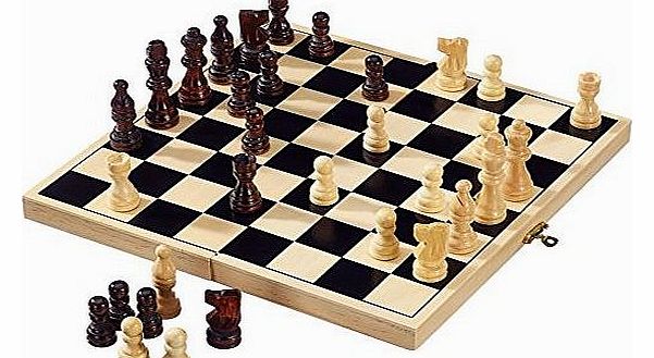Folding Chess Wooden Games Set