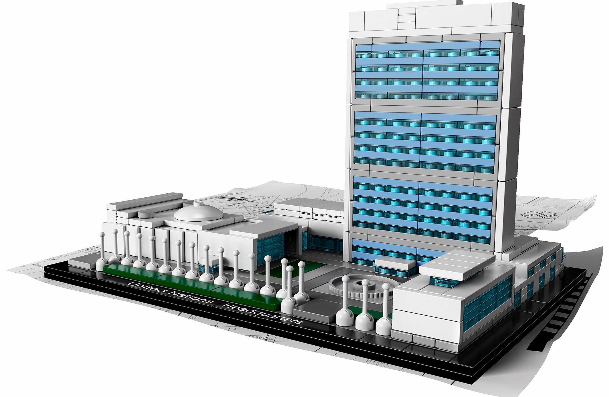 Lego Architecture United Nations Headquarters