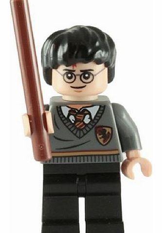 Harry Potter: Harry Potter Minifigure with Brown Wand