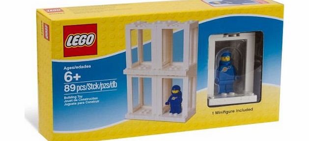 LEGO  850423 Minifigure Display Presentation Case Box   1 Bonus Blue Space Minifigure