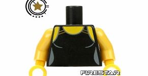 Lego Mini Figure Torso - Black Swimsuit