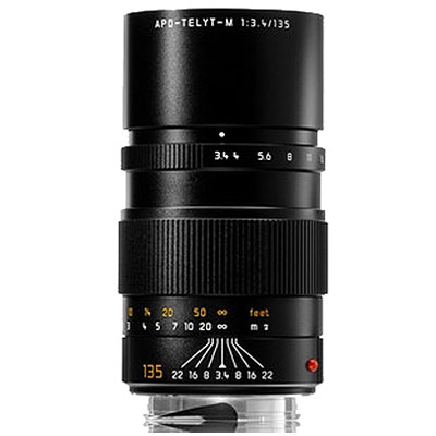 Leica Apo-Telyt-M 135mm f/3.4 Lens - Black