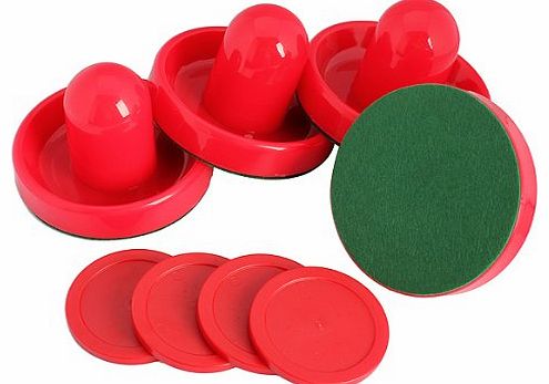 Air Hockey Arcade Quality 4 x 63mm Pucks Red