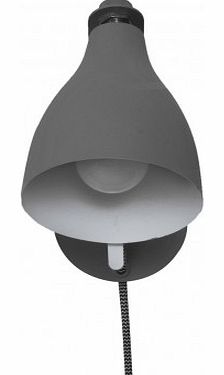 Wallfoot wall lamp - grey `One size
