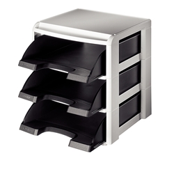 5327 Letter Tray Rack with Coloured PLUS 2