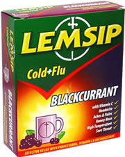 Cold + Flu Blackcurrant 10x