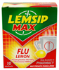 lemsip max cold and flu lemon 10 sachets