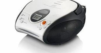 Lenco SCD-24 Portable Radio CD Player - White