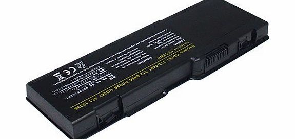 11.10V,4400mAh,Li-ion,Replacement Laptop Battery for Dell Inspiron 1501, Inspiron 6400, Inspiron E1505, Latitude 131L, Vostro 1000, Compatible part number: 312-0461, 312-0466, 312-0599, 451-10338, 451