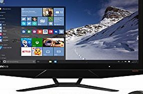 Lenovo F0BD001SUK Ideacentre AIO 700 27 inch 4K All-in-One Desktop, Intel Core i7-6700, 8 GB RAM, 2 TB HDD, NVIDIA GTX950A 2 GB Graphics Card, Touch Screen, Windows 10 - Black