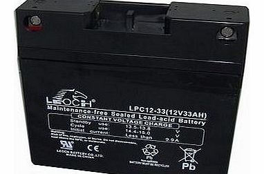 Leoch Battery Leoch 33AH Interconnect 36 Hole Battery (T-Bar