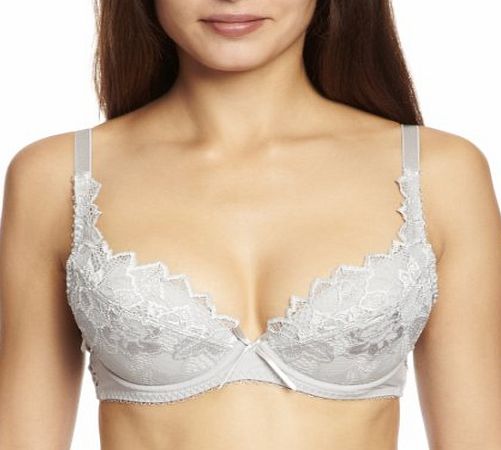 Lepel Fiore Padded Plunge Womens Bra Silver 32D