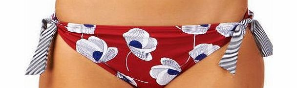 Lepel Womens Lepel Hello Sailor Bikini Bottom - Red