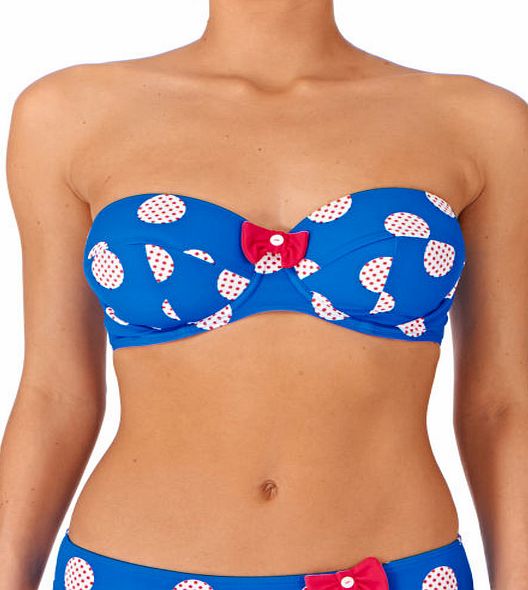 Lepel Womens Lepel Minnie Halter Bandeau Bikini Top -