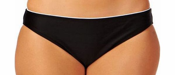 Lepel Womens Lepel Monaco Bikini Bottom - Black/White