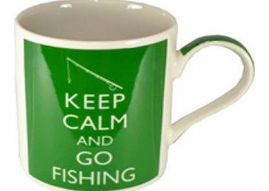 Keep Calm And Go Fishing - Fine China Mug