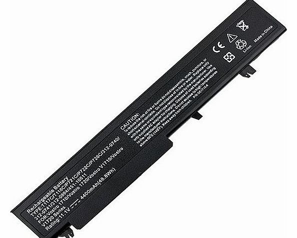 Letpower Replacement for Dell Vostro 1710 1720 Laptop battery 11.1V 4400mAh