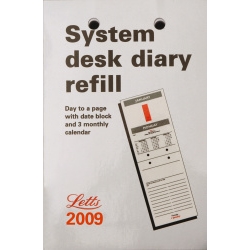 Letts 2009 System Desk Refill