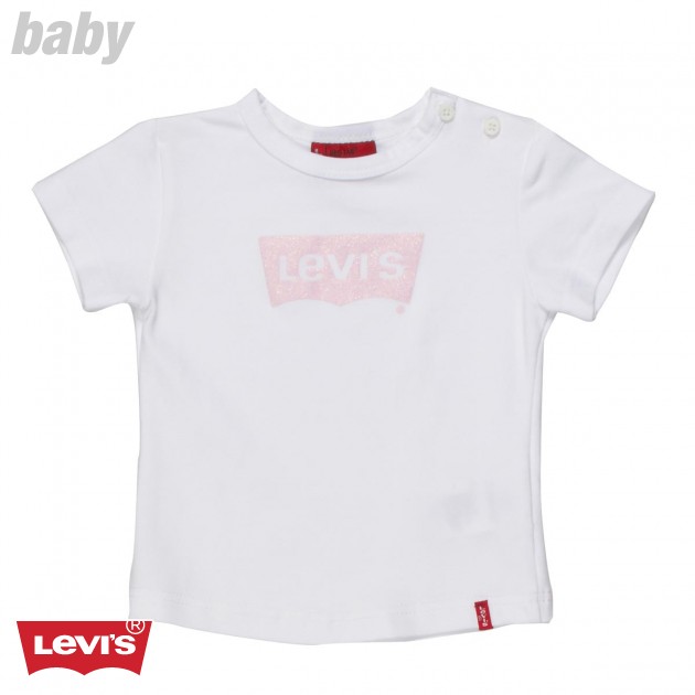 Boys Levis Mia Baby T-Shirt - White
