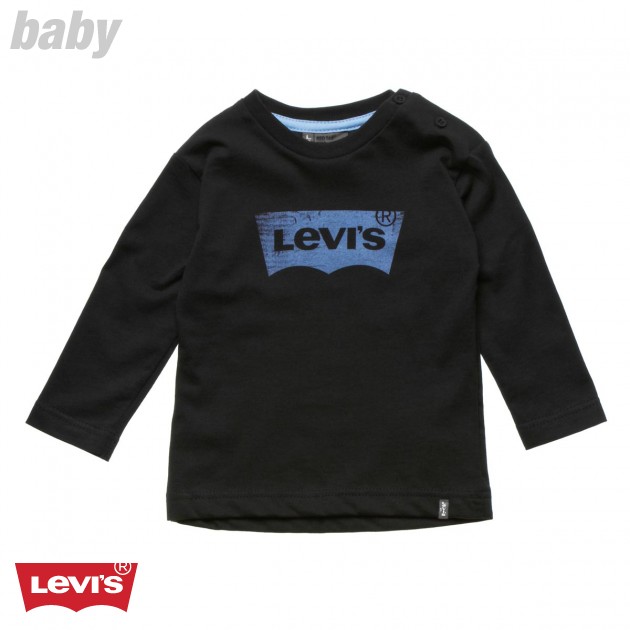 Boys Levis Vonoma Long Sleeve T-Shirt - Navy