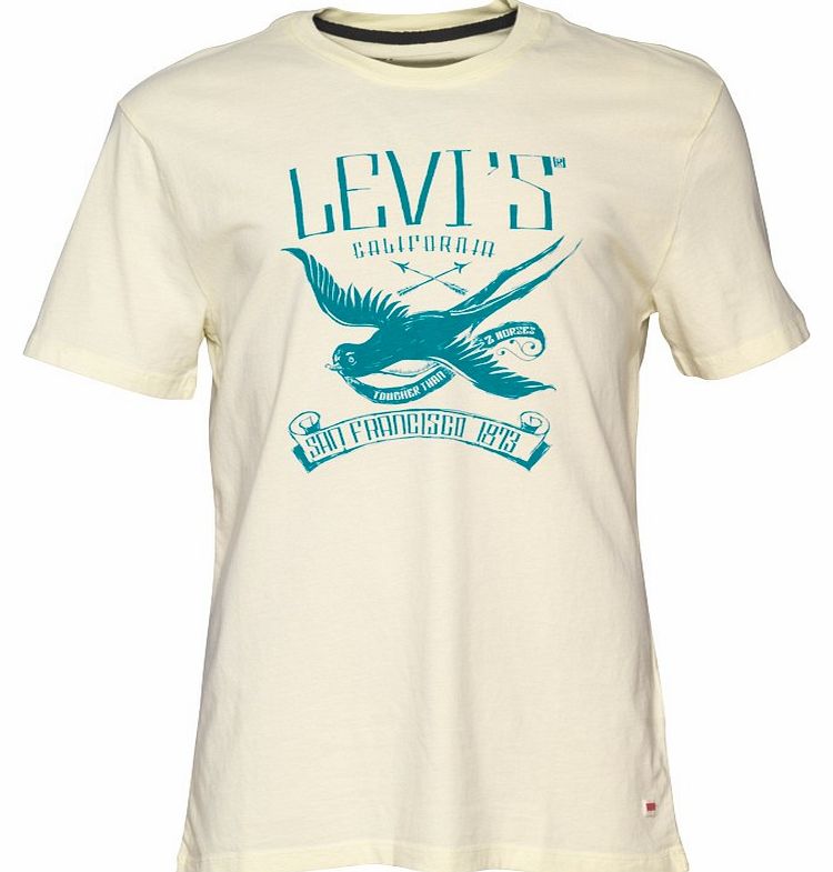 Levi`s Mens T-Shirt Lemon