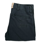 Navy Straight Leg Cotton Jeans -