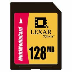 LEXAR 128mb Multimedia card